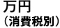 万円(消費税込)